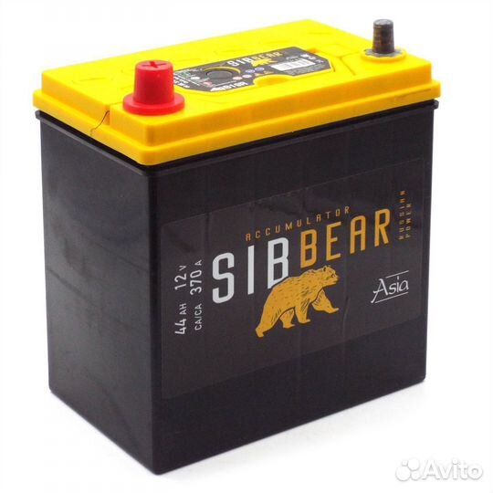 Аккумулятор sibbear asia 50B19L 44 А*ч п.п