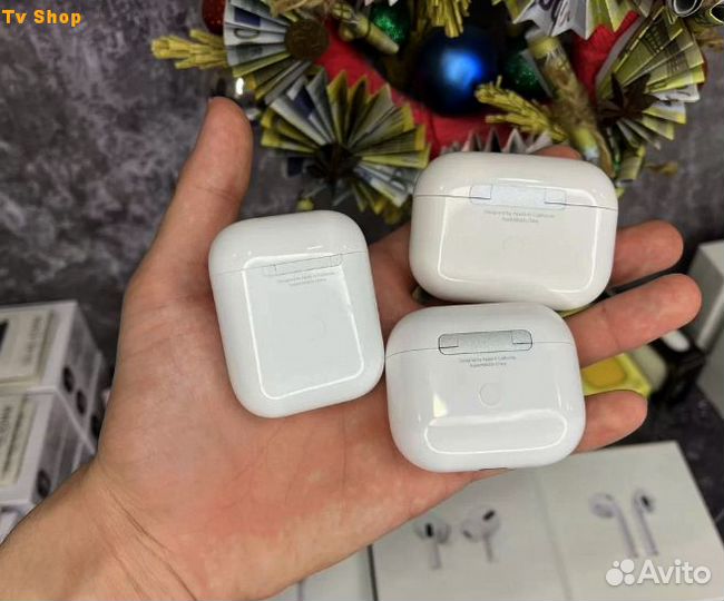 Наушники Airpods Pro / Pro 2 / 3 / 2 (Гарантия+Чех