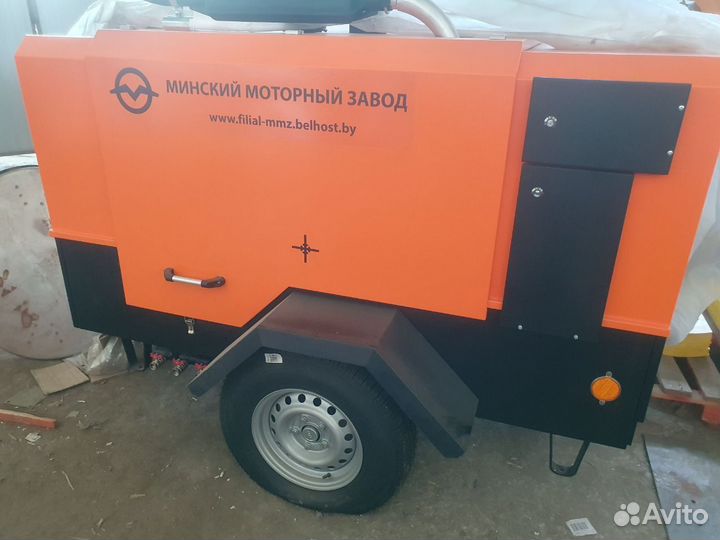 Дизельный компрессор на шасси ммз-пв 6/0.7 Р2А