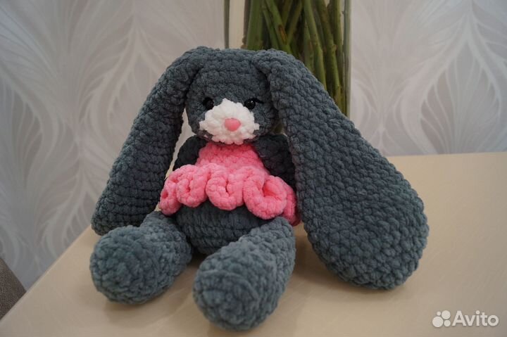 Вязаный зайка