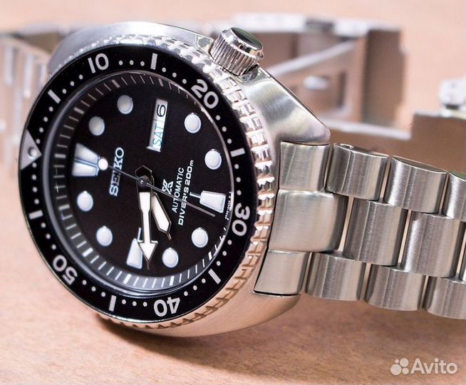 Браслет литой Strapcode на Seiko Turtle, новый