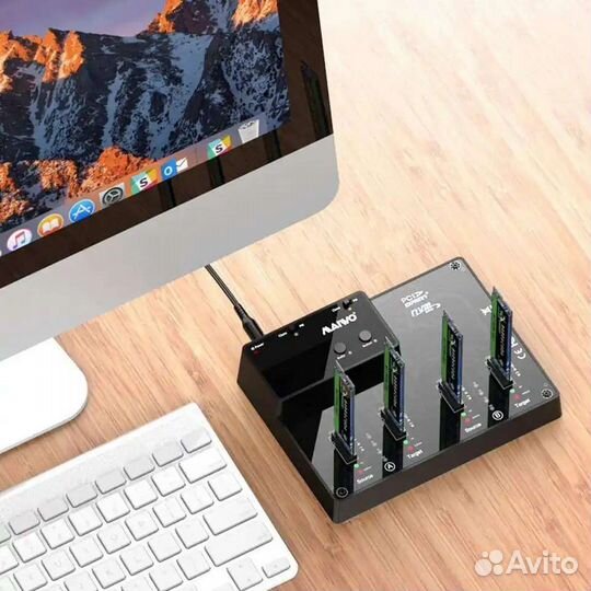 Док-станция Maiwo K3015P2 4 слота для m.2