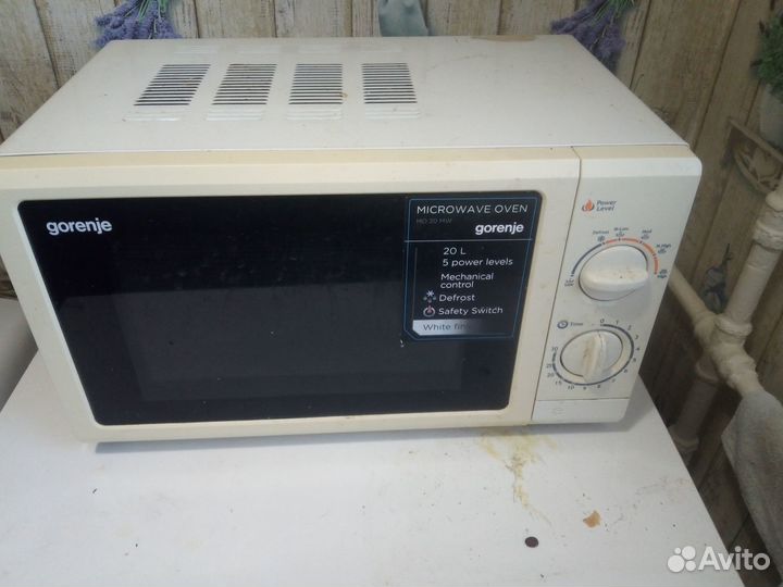 Свч микроволновая печь gorenje рабочая ржавая