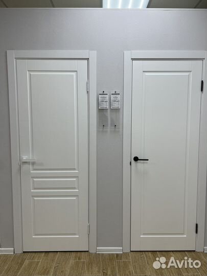 Дверь межкомнатная белая