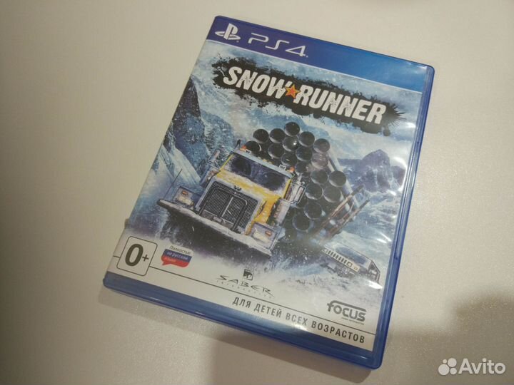 Диск PS4 Snowrunner русский для детей