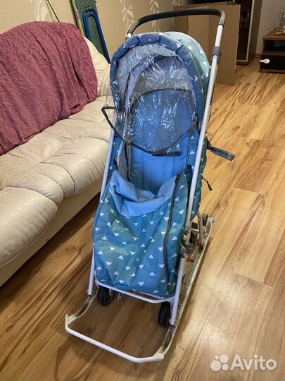 Коляска санки