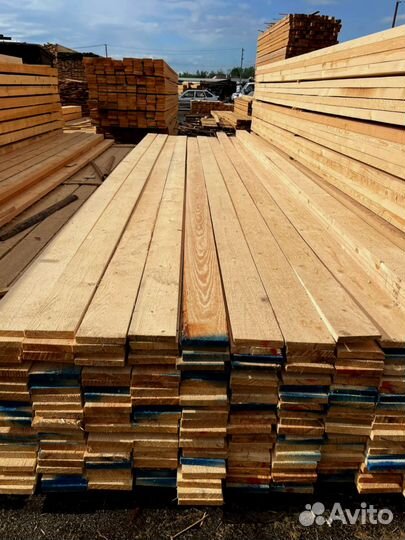 Доска обрезная 25х100х6000мм от производителя