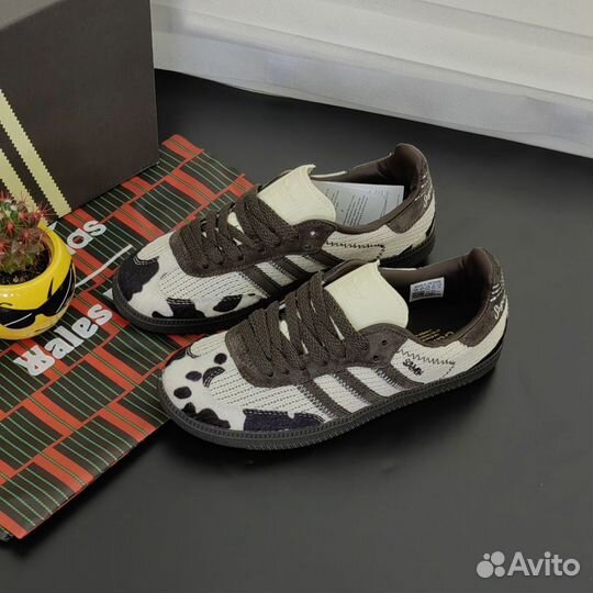 Кроссовки Adidas notitle samba cow print