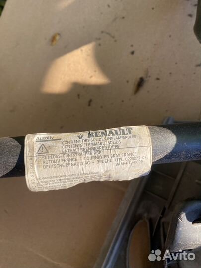 Ремень безопасности водительский megane 2