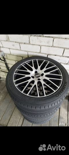 Литье диски r17 4x100 с резиной бу