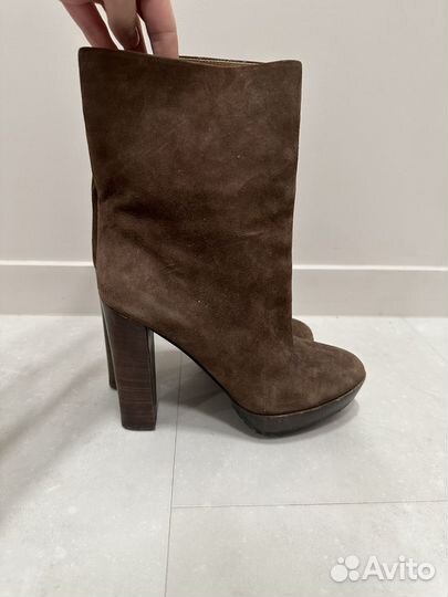 Сапоги женские замшевые Carlo Pazolini