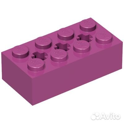 Деталь Лего 39789 Technic, Brick 2 x 4 with 3 Axle