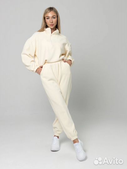 Костюм флисовый бежевый