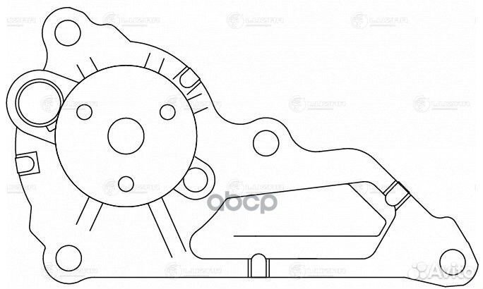 LWP 0901 помпа системы охлаждения Renault Arka