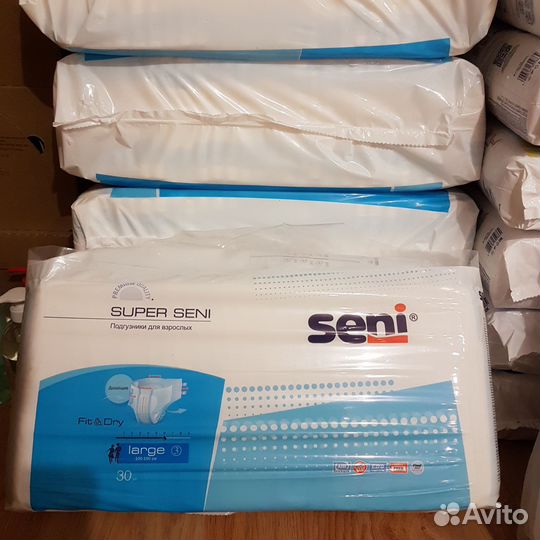 Подгузники для взрослых seni М, Л