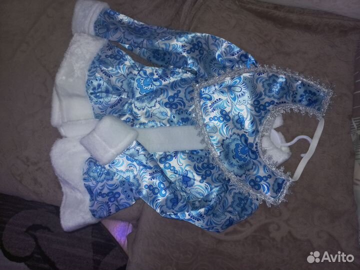 Костюм снегурочки для девочки 122