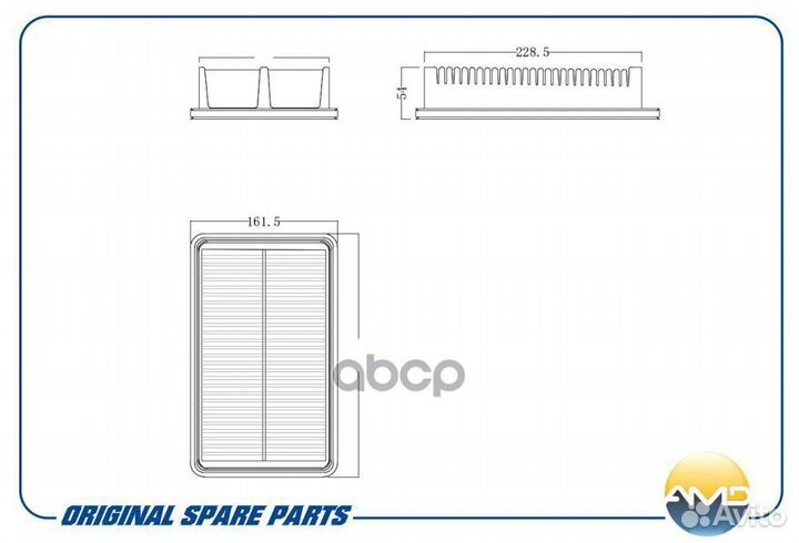 Фильтр воздушный amdfa788 AMD