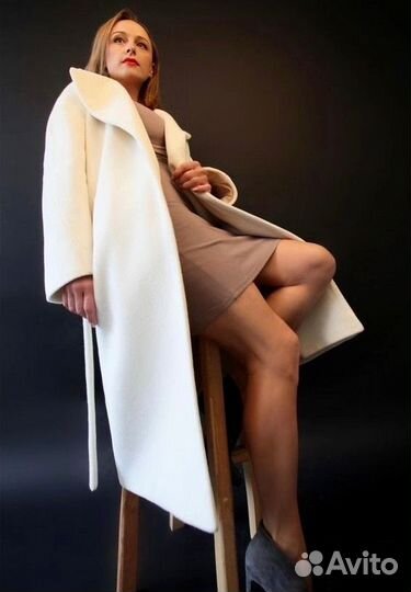 Пальто из натуральной шерсти