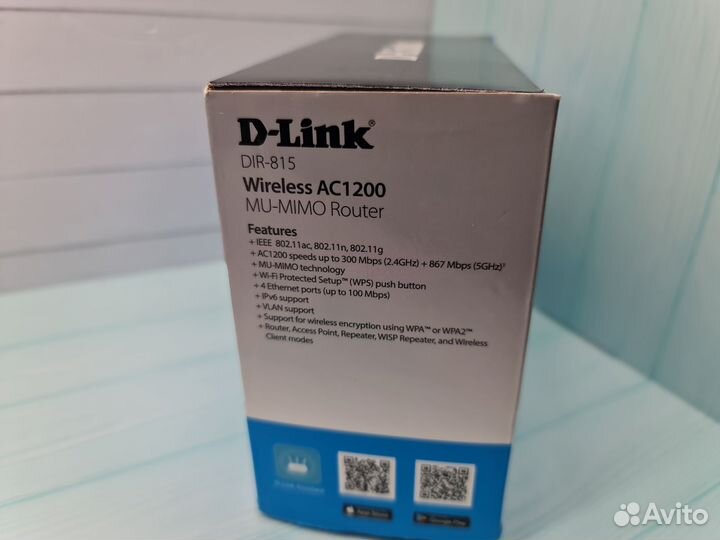 Wi-Fi роутер D-Link DIR-815/SRU/S1A, AC1200