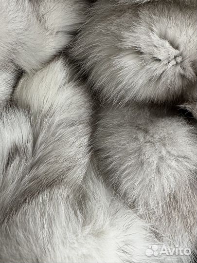 Плед из натурального меха