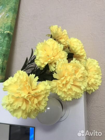 Цветы искусственные Гвоздики