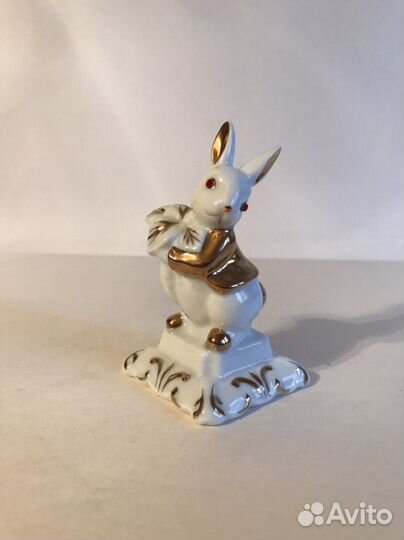 Заяц кролик фарфор Кисловодск статуэтка