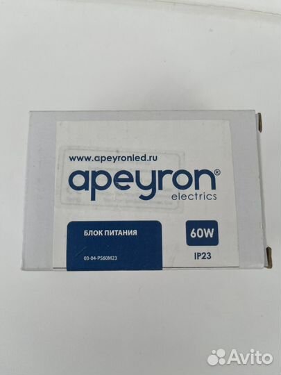 Блок питания для светодиодной ленты IP 20 60w