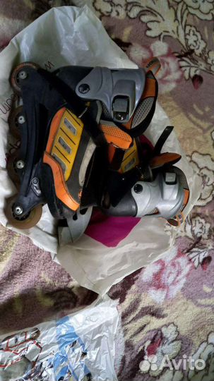 Роликовые коньки раздвижные 35-38