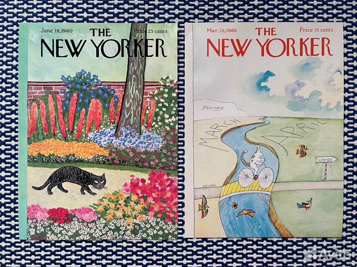 Постеры обложек The New Yorker (Коты и Кошки)