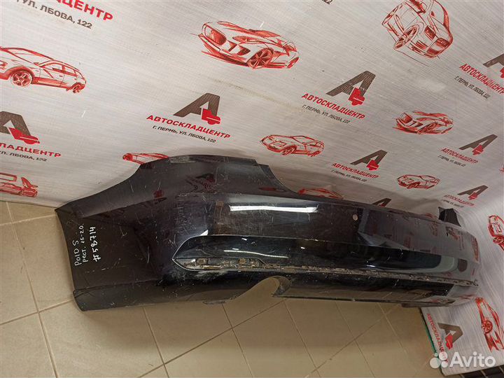 Бампер задний Volkswagen Polo (Mk5) Седан