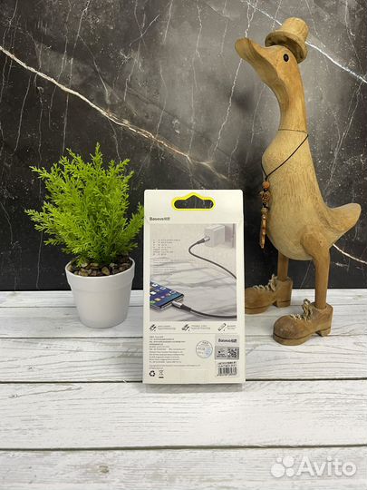 Кабель для зарядки Baseus USB Type-C/Type-C, 1м