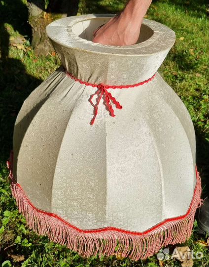 Абажур СССР винтажный большой