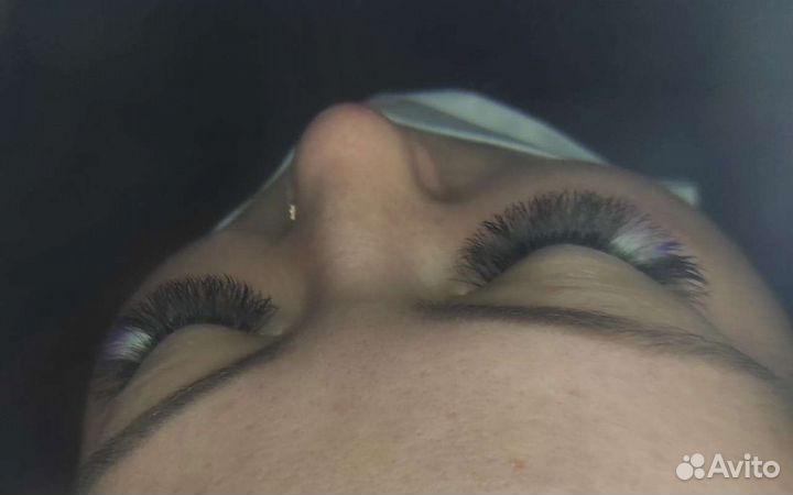 Наращивание ресниц на дому