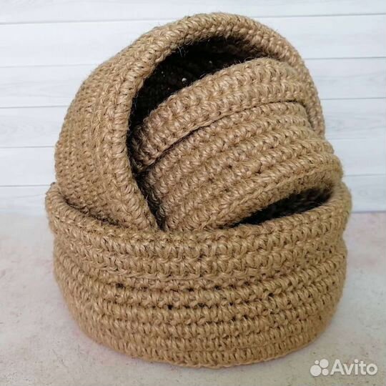 Корзина из джута