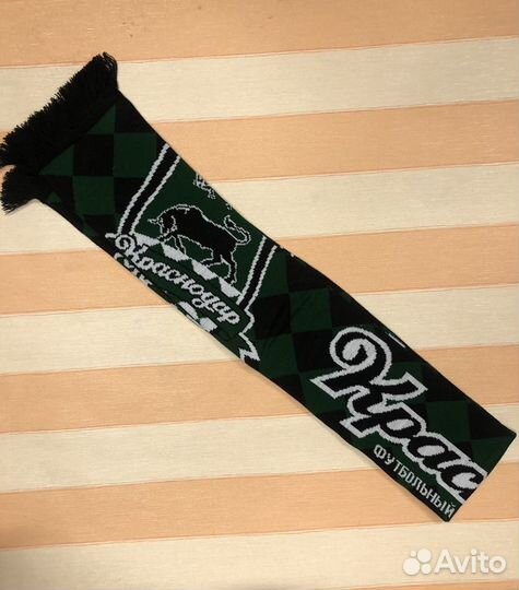 Шарфы болельщика фк Краснодар,отличного качества