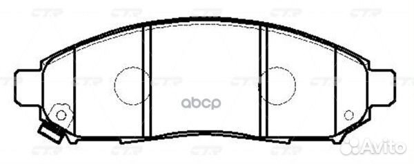 Колодки GK0854 CTR