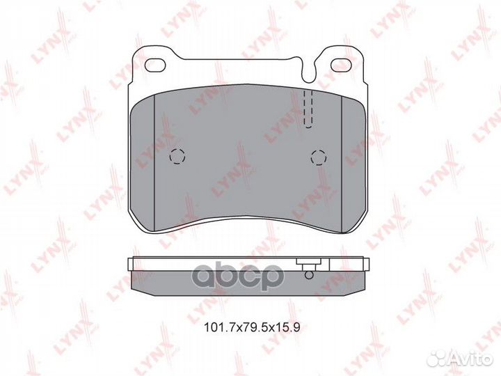 BD-5351 Колодки тормозные передние mercedes-BEN