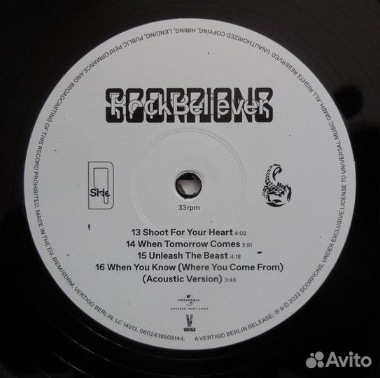 Scorpions - Rock Believer (0602438808168)