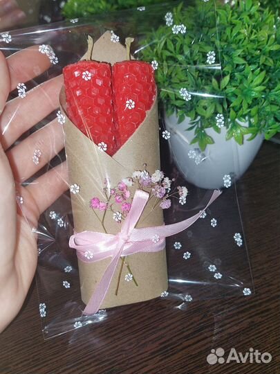 Свечи из вощины, подарочный набор