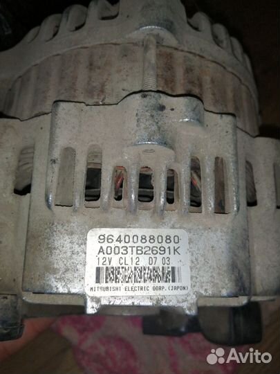 Генератор Peugeot 307