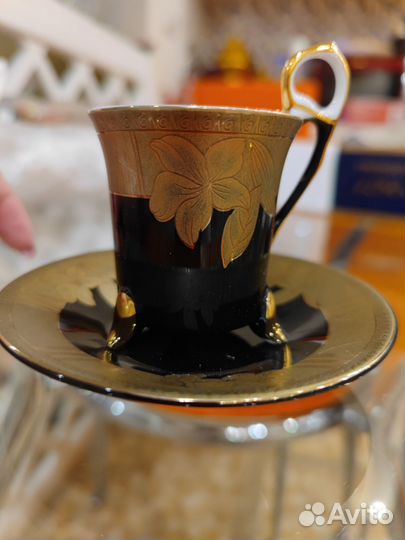 Кофейный сервиз Yamasen,винаж,Япония, позолота