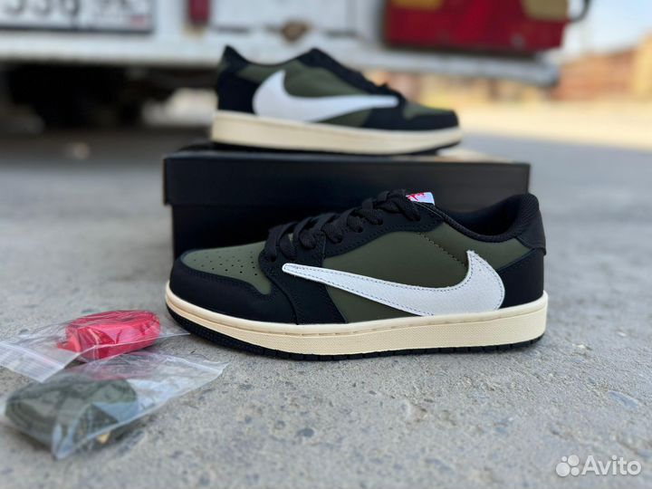 Кеды nike jordan travis scott