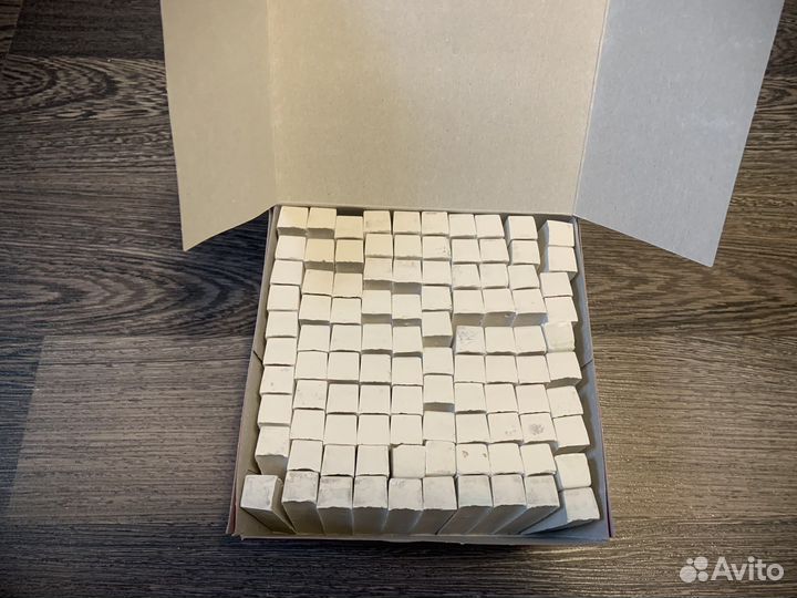 Мел белый школьный 300 штук