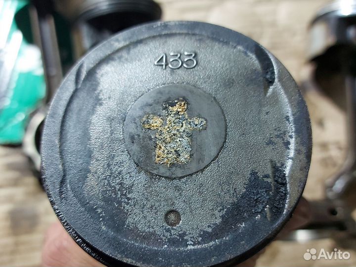 Поршень шатун Mitsubishi Lancer 10 Х 1.5 4A91