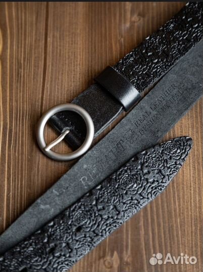 Ремень женский кожаный
