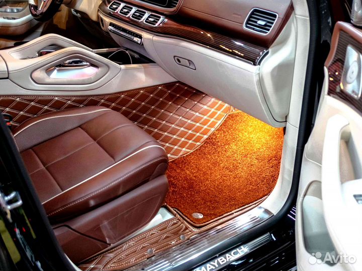 Коврик в багажник для Mercedes-Benz GLS-Maybach 2021г