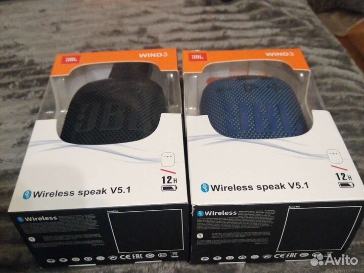 Портативная колонка JBL wind 3, чёрный