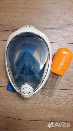 Маска для плаванья под водой, трубка, ласты