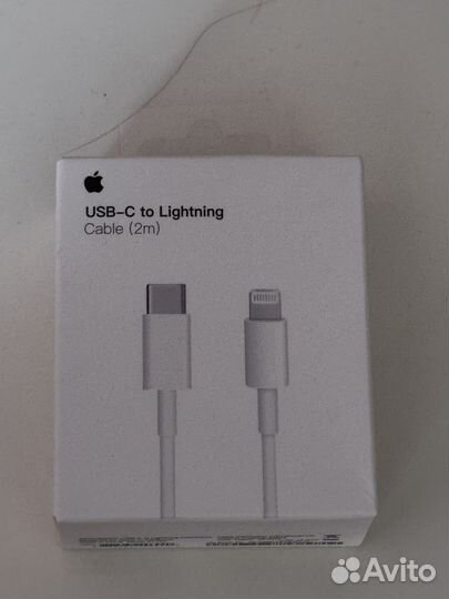 Кабель 2м apple lightning usb c