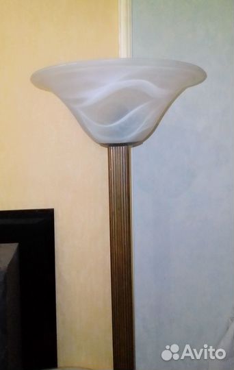 Винтажный бронзовый торшер, люстры СССР разные